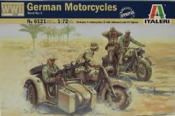 Italeri 6121 WWII German Motorcycles 1:72