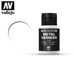 Vallejo 77657 Gloss Metal Varnish 32ml - Lakier błyszczący metaliczny