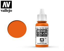 Vallejo 70733 Orange Fluorescent MC207 17ml.