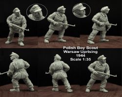 Scibor 35HM0019 Polish Boy Scout 1:35