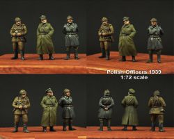 Scibor 72HM0008 Polish Officers 1939 [3szt] 1:72