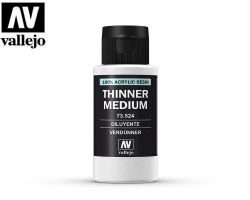 Vallejo 73524 Thinner Medium 60ml - Rozcieńczalnik