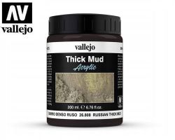 Vallejo 26808 Thick Mud - Russian Mud 200ml - Efekt błota