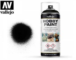 Vallejo 28012 Surface Primer Black [spray] 400ml - Czarna farba podkładowa