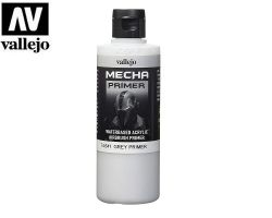 Vallejo Mecha 74641 Primer Grey 200ml - Szary podkład akrylowy do aerografu