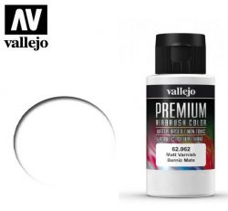 Vallejo 62062 Matt Varnish Premium 60ml - lakier matowy bezbarwny