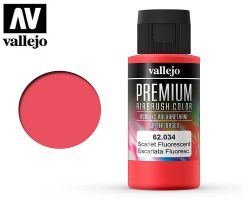 Vallejo Premium Color 62034 Scarlet Fluorescent 60ml