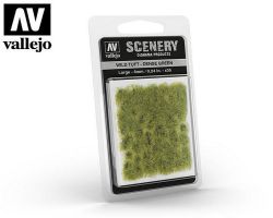 Vallejo Scenery SC413 Wild Tuft - Dense Green [Large] 6mm - Gęste kępki zielonej trawy