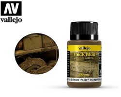 Vallejo 73807 Thick Mud - European Mud 40ml - Efekt błota