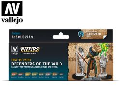 Vallejo Wizkids 80255 Defenders of the Wild Set 8 x 8ml