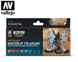 Vallejo Wizkids 80257 Masters of the Arcane Set 8 x 8ml