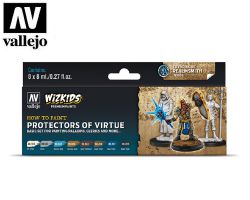 Vallejo Wizkids 80252 Protectors of Virtue Set 8 x 8ml