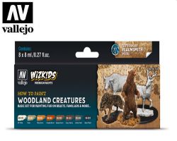 Vallejo Wizkids 80254 Woodland Creatures Set 8 x 8ml