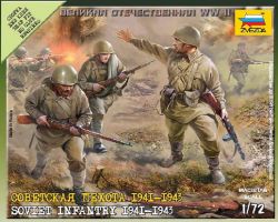 Zvezda 6103 Soviet infantry [1941-43] 1:72 Art of Tactic