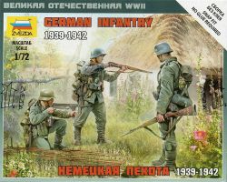 Zvezda 6105 German Infantry [1939-42] 1:72 Art of Tactic