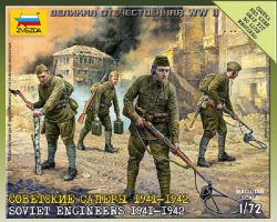 Zvezda 6108 Soviet Engineers [1941-1942] 1:72 Art of Tactic