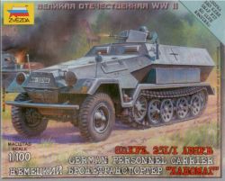 Zvezda 6127 SdKfz 251/1 Ausf.B Hanomag 1:100 Art of Tactic