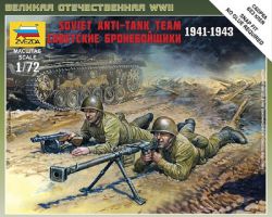 Zvezda 6135 Soviet Anti-Tank Team (1941-43) 1:72 Art of Tactic