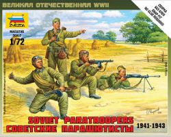 Zvezda 6138 Soviet Paratroopers [1941-43 ] 1:72 Art of Tactic