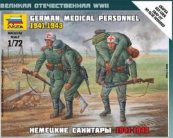 Zvezda 6143 German Medical Personel [1941-43] 1:72 Art of Tactic