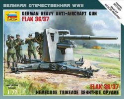 Zvezda 6158 Anti-Aicraft Gun 88mm FlaK 36/37 1:72 Art of Tactic