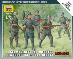 Zvezda 6178 German Regular Infantry [1939-43] 1:72 Art of Tactic