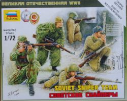 Zvezda 6193 Soviet Snipers Team 1:72 Art of Tactic