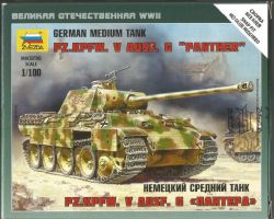 Zvezda 6196 PzKpfw V Ausf. G Panther 1:100 Art of Tactic