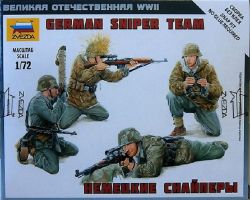 Zvezda 6217 German Sniper Team 1:72 Art of Tactic