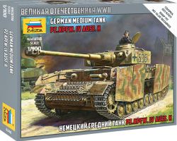 Zvezda 6240 German Tank PzKpfw IV Ausf.H 1:100 Art of Tactic