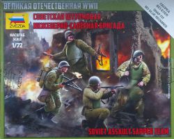 Zvezda 6271 Soviet Assault Sapper Team 1:72 Art of Tactic