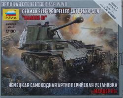 Zvezda 6282 German Self-Propelled Anti Tank Gun Marder III 1:100 Art of Tactic