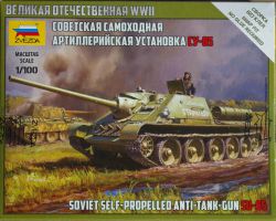 Zvezda 6289 Soviet Self-Propelled Anti-Tank Gun SU-85 1:100 Art of Tactic