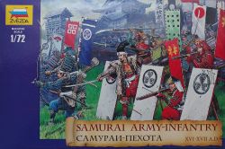 Zvezda 8017 Samurai Army Infantry XVI-XVII A.D, 1:72