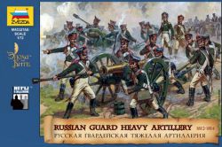 Zvezda 8045 Russian Guard Heavy Artillery [1812-1814] 1:72