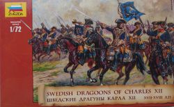 Zvezda 8057 Swedish Dragoons of Charles XII XVII-XVIII A.D. 1:72