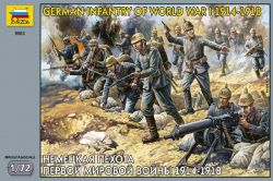 Zvezda 8083 German Infantry of World War I (1914-1918) 1:72